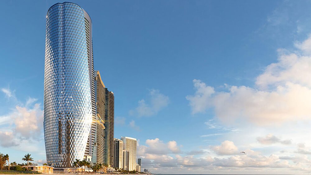 Bentley Residences Miami exterior rendering